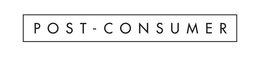 POST-CONSUMER trademark