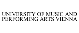 UNIVERSITY OF MUSIC AND PERFORMING ARTS VIENNA trademark