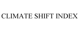 CLIMATE SHIFT INDEX trademark