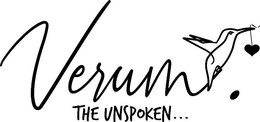 VERUM. THE UNSPOKEN... trademark