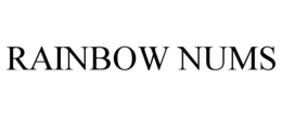RAINBOW NUMS trademark