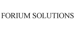 FORIUM SOLUTIONS trademark