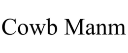 COWB MANM trademark