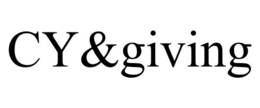 CY&GIVING trademark