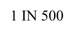 1 IN 500 trademark