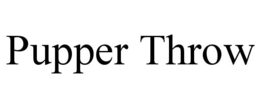 PUPPER THROW trademark