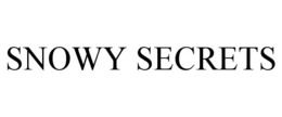 SNOWY SECRETS trademark