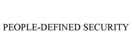 PEOPLE-DEFINED SECURITY trademark