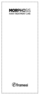 MORPHOSIS HAIR TREATMENT LINE F FRAMESI trademark
