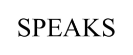 SPEAKS trademark