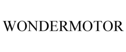 WONDERMOTOR trademark