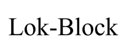 LOK-BLOCK trademark