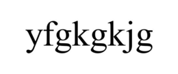 YFGKGKJG trademark