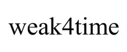 WEAK4TIME trademark