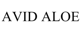 AVID ALOE trademark