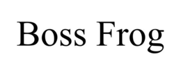 BOSS FROG trademark