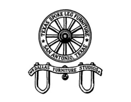 TEXAS SPOKE LEG FURNITURE SAN ANTONIO, TEXAS W.R. DALLAS FURNITURE STUDIOS trademark
