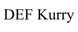 DEF KURRY trademark