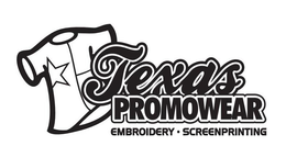 TEXAS PROMOWEAR EMBROIDERY · SCREENPRINTING trademark