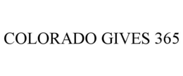 COLORADO GIVES 365 trademark