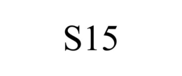 S15 trademark