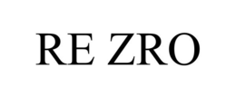 RE ZRO trademark