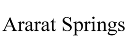 ARARAT SPRINGS trademark