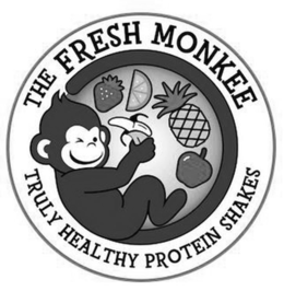 THE FRESH MONKEE TRULY HEALTHY PROTEIN SHAKES trademark