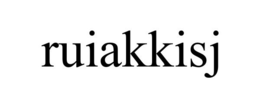 RUIAKKISJ trademark