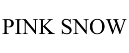 PINK SNOW trademark