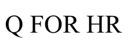 Q FOR HR trademark