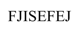 FJISEFEJ trademark
