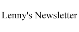 LENNY'S NEWSLETTER trademark