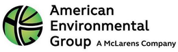 AEG AMERICAN ENVIRONMENTAL GROUP A MCLARENS COMPANY trademark