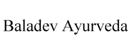 BALADEV AYURVEDA trademark