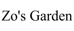 ZO'S GARDEN trademark