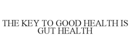 THE KEY TO GOOD HEALTH IS GUT HEALTH trademark