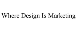 WHERE DESIGN IS MARKETING trademark