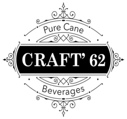 CRAFT' 62 PURE CANE BEVERAGES trademark