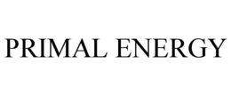 PRIMAL ENERGY trademark