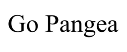 GO PANGEA trademark
