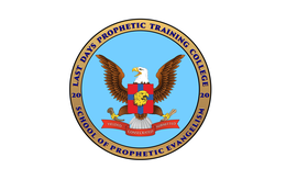 LAST DAYS PROPHETIC TRAINING COLLEGE 20 20 SCHOOL OF PROPHETIC EVANGELISM YIELDED CONSECRATED SUBMITTED trademark