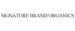 SIGNATURE BRAND ORGANICS trademark