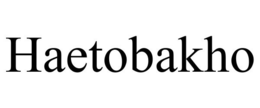 HAETOBAKHO trademark