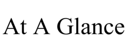 AT A GLANCE trademark