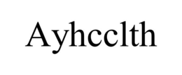 AYHCCLTH trademark
