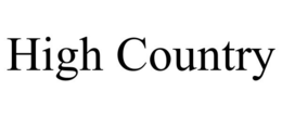 HIGH COUNTRY trademark