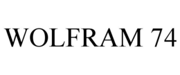 WOLFRAM 74 trademark