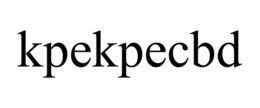 KPEKPECBD trademark