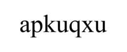 APKUQXU trademark